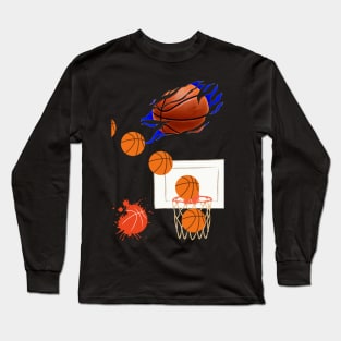 BASKET BALL Long Sleeve T-Shirt